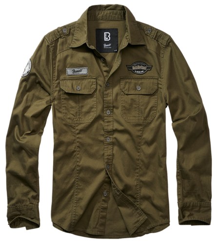 40231 Luis Vintage Olive Longsleeve shirt Brandit